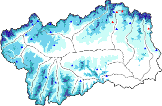 Enneigement + données ≥ 2000m