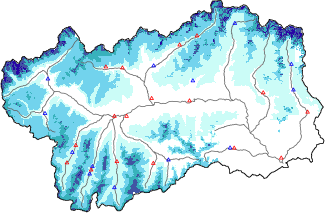 Enneigement + données < 2000m