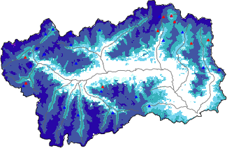 Enneigement + données ≥ 2000m