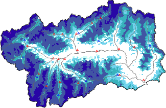 Enneigement + données < 2000m