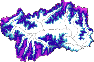 Enneigement + données ≥ 2000m