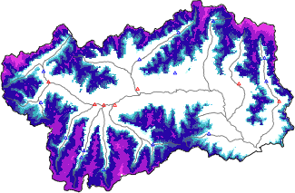 Enneigement + données < 2000m