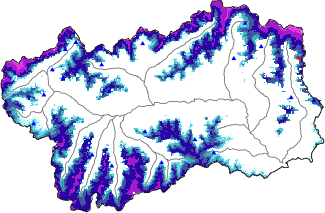 Enneigement + données ≥ 2000m