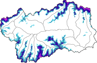 Snow depth