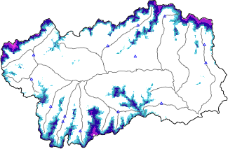 Enneigement + données < 2000m