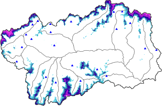 Enneigement + données ≥ 2000m