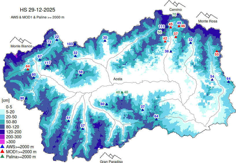 Altezza neve+dati ≥ 2000m