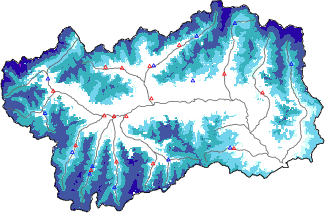Enneigement + données < 2000m