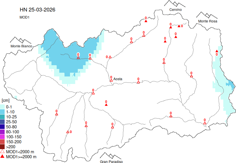 Neve fresca 1 giorno