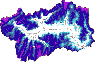 Altezza neve+dati < 2000m