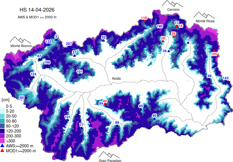 Altezza neve+dati ≥ 2000m