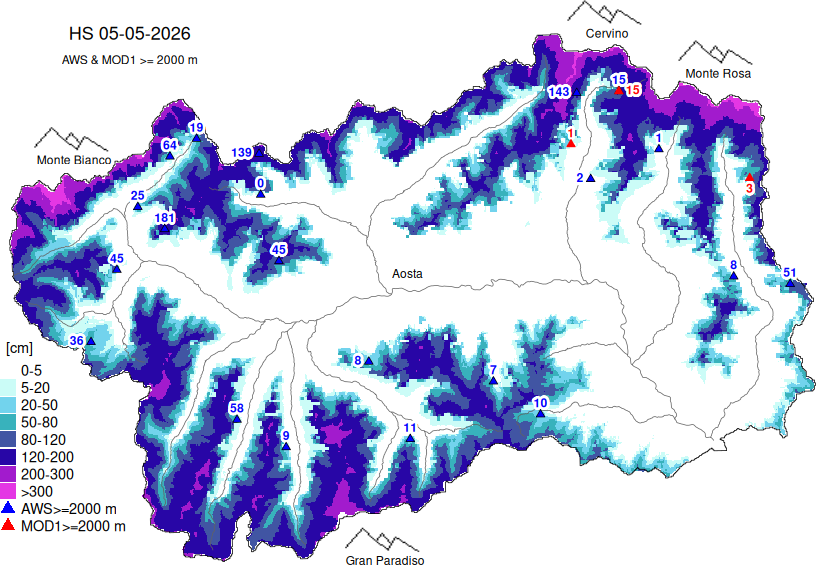 Altezza neve+dati ≥ 2000m