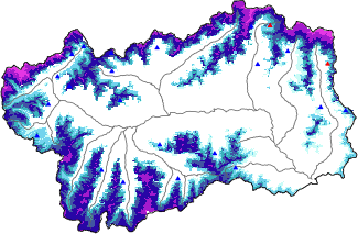 Enneigement + données ≥ 2000m