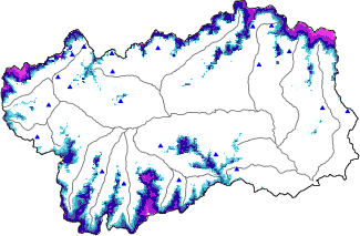 Enneigement + données ≥ 2000m