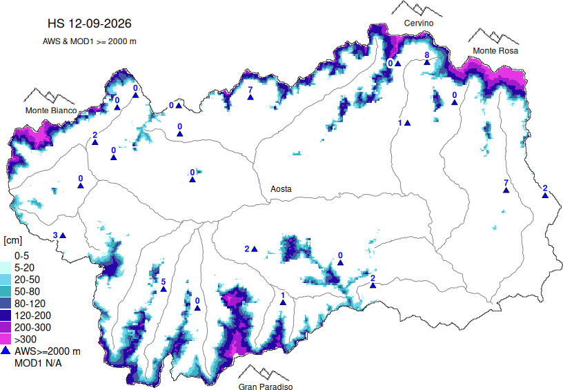 Altezza neve+dati ≥ 2000m